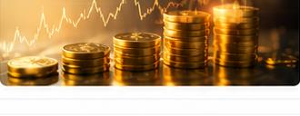 سکه‌های طلا و نمودار قیمت